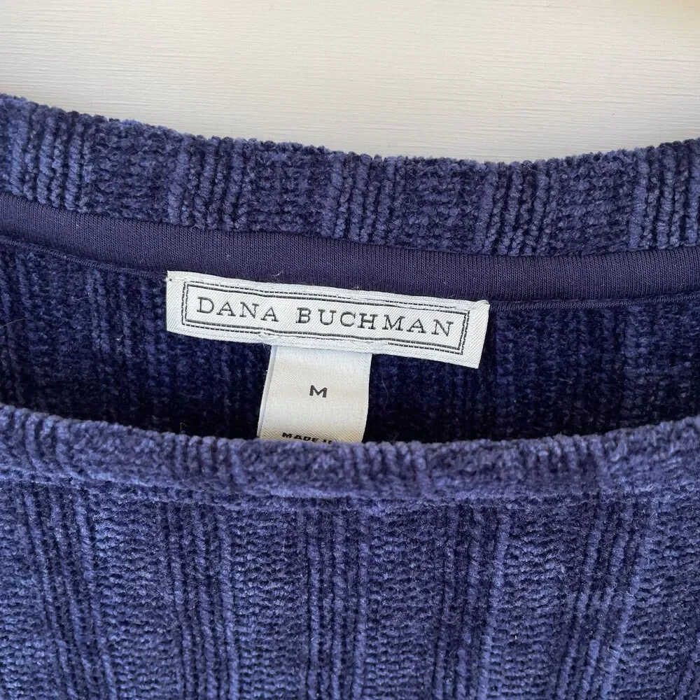 Dana Buchman Blue Super Soft Crew Neck Blue Sweater Women’s - Size M - Picture 3 of 7
